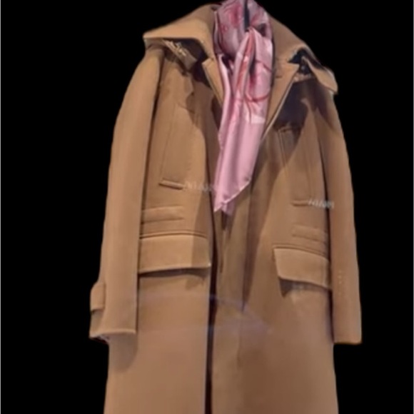 Pashmina-Shawl/Scarf in Jacquard Pattern Deep Coral 28”W x 68”H - Picture 14 of 14